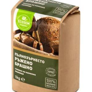 ECOSEM Натурално пълнозърнесто ръжено брашно