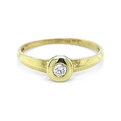 Beny Jewellery zlatý zásnubní s Diamantem 2011012
