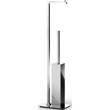 DECOR WALTHER Поставка за тоалетна хартия и тоалетна четка Corner хром (0860500)