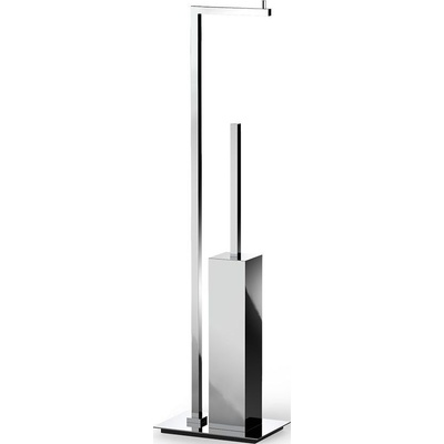 DECOR WALTHER Поставка за тоалетна хартия и тоалетна четка Corner хром (0860500)