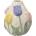 DECORIS ВАЗА КЕРАМИЧНА 874028 10.8х10.5х12.4см ЛАЛЕТА (874028)