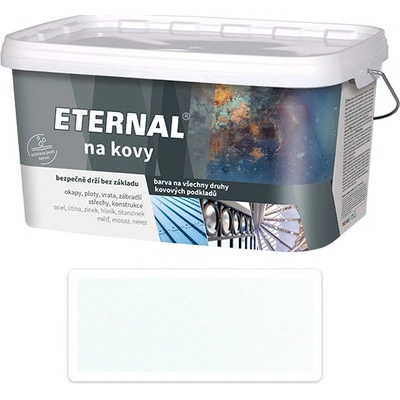ETERNAL Na kovy antikorózna farba na kov 5L Biela 401