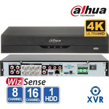 Dahua Дигитален рекордер Dahua - XVR7108HE-4KL-X / XVR - 8/16 CHANEL - Penta-brid - AHD / TVI / CVI / IP камери (XVR7108HE-4KL-X)