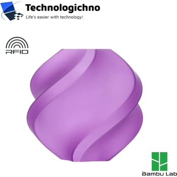 Bambu Lab PLA Translucent Bambu Purple With Spool (A17-P0-1.75-1000-SPL)