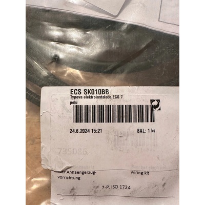 Elektropřípojka Škoda FABIA II kombi/HB / ROOMSTER 06-10 7pin, ECS
