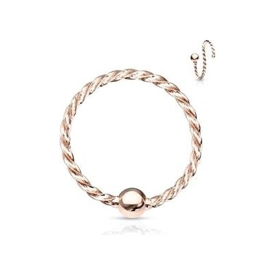 Šperky4U piercing do nosu kruh N0131-RD