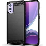 Techsuit Калъф за OnePlus 9 - Carbon Silicone - Черен (KF232981)