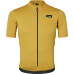 GripGrab Мъжка фланелка с къс ръкав за колоездене GripGrab EXPLR Merinotech Short Sleeve Jersey Cycling jersey - Mustard Yellow (056-3087-0211)