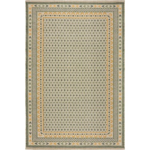 Flair Rugs Зелен килим със смес от юта 120x170 cm Mara Jute Border - Flair Rugs (503119377418)