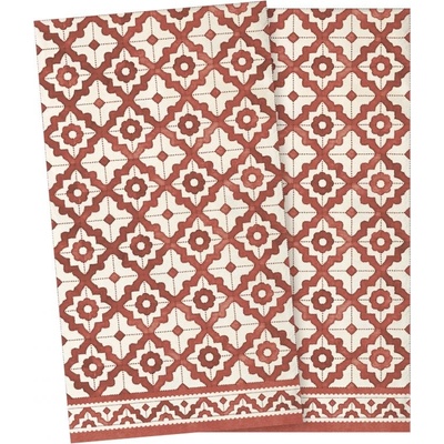 Papierové obrúsky veľké Mosaic red