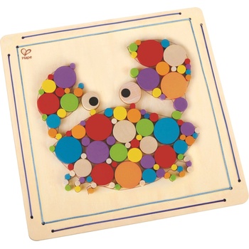 Hape Творчески комплект Hape - Дървена мозайка, Рак (H5113)