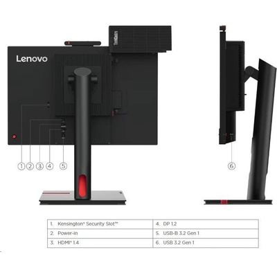 Lenovo ThinkCentre Tiny-in-One 22 Gen 5 12N8GAT1EU