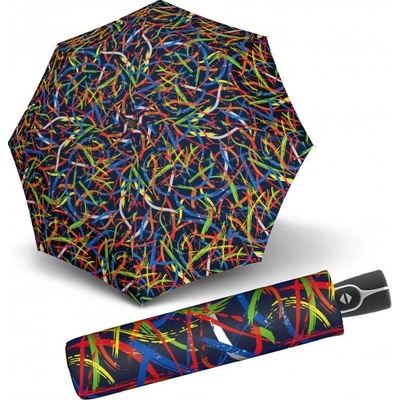 Doppler Fiber Magic Expression dámský skládací plně automatický deštník modrý