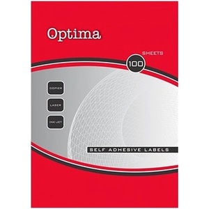Optima Етикет OPTIMA 32121 25, 4x10mm 18900 етикета/кутия 100 листа/кутия (32121)