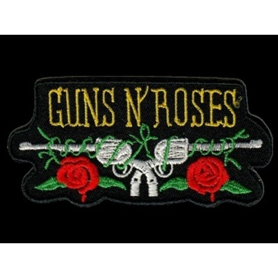 Nášivka GUNS N´ROSES guns line vyšívaná zažehlovací