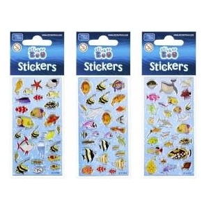 Starpak Sticker Sticker BOO silver fish