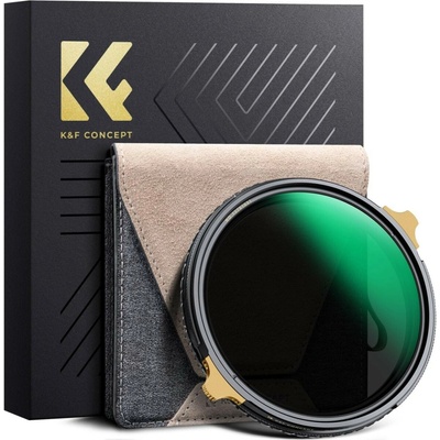 K&F Concept Nano-X Pro Brass Frame CPL + Variabilní/Fader ND2-32 58 mm