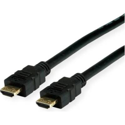 Valueline кабел HDMI 2.0 - HDMI 4K60Hz High Speed + Ethernet, A-A, M/M, подсилен щепсел, 10 м, черен 11.99. 5696-10 (11.99.5696-10)
