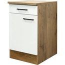 Flex-Well Kuchynská skrinka Vintea spodná, zásuvky + dvierka, 50 x 85 x 57,1 cm