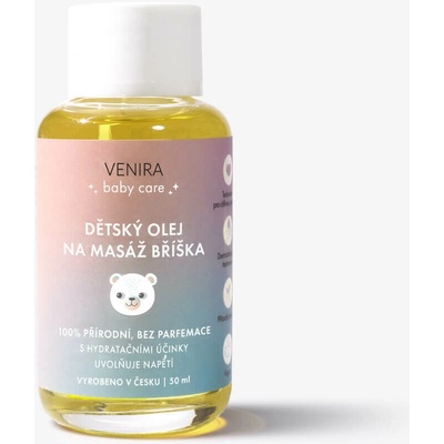VENIRA detský olej na masáž bruška 50 ml