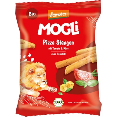 MOGLI Bio pizza tyčinky s rajčaty a sýrem 3r+ 75 g