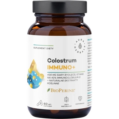 Aura Herbals Colostrum Immuno + BioPerine® [60 капсули]