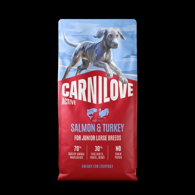 Carnilove Active Junior Large Salmon & Turkey 12 kg