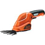 Black & Decker - 3.6v Ножица за храсти и трева aku, вградена батерия, зарядно устройство gsl200-qw (gsl200-qw)