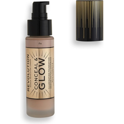 Makeup Revolution Conceal & Glow Озаряваща кремообразна основа F4 23 ml