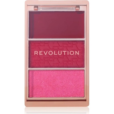 Revolution Blush Icon Palette paleta tvářenek My Cherry Truth 9,8 g