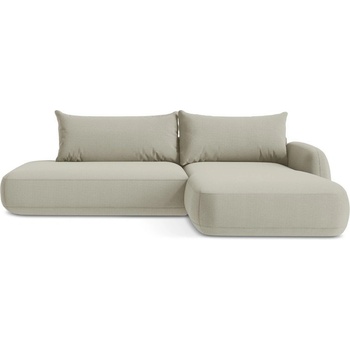 makamii Бежов сгъваем ъглов диван (десен ъгъл) Hale - Makamii (HALE_RCOF_48_P1_C5)