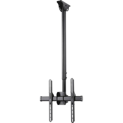 Стойка за телевизор Hama 220878, за таван, за екрани от 32" до 65", VESA до 400x400, до 50 кг, регулируема, черна (HAMA-220878)