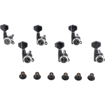 Gotoh SG381 MG-T 07 6L B Black Тунинг част за китара (SG381 MG-T 07 6L B)