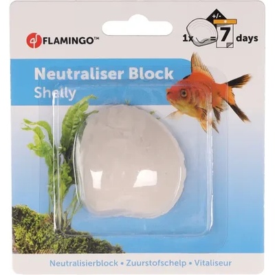 Flamingo Neutraliser Block Shelly - Калциев блок за аквариум, обогатяващ водата с кислород (7 дни)