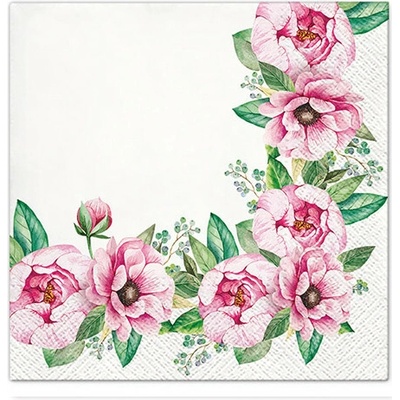 TaT servítky Floral Border 33x33cm