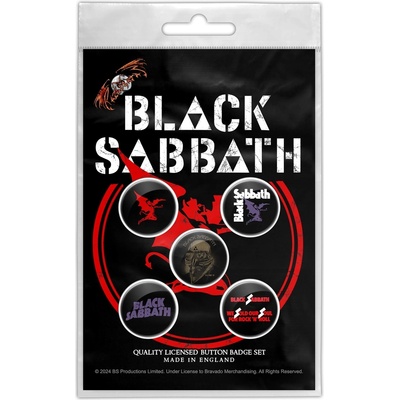 RAZAMATAZ значки/копчета black sabbath - red devil - razamataz - bb114