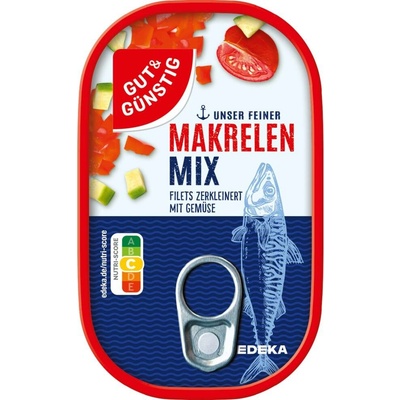 G&G Filety z makrel s kousky zeleniny 125 g