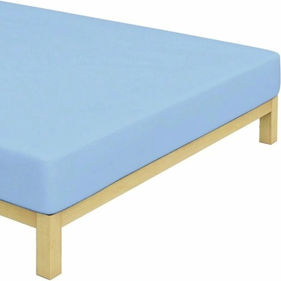 BedTex bavlna jersey napínacie prestieradlo svetlomodré 90x200