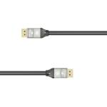 j5create Кабел j5create JDC43, от DisplayPort(м) към DisplayPort(м), 2m, черен, 8K@60Hz (JDC43)