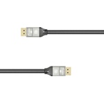 j5create Кабел j5create JDC43, от DisplayPort(м) към DisplayPort(м), 2m, черен, 8K@60Hz (JDC43)