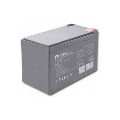 Qoltec AGM Battery | 12V | 12Ah | Seamless | Efficient | LongLife | for UPS, security