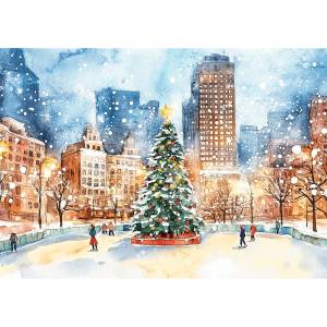 Trefl - Puzzle Premium Plus: Central Park Winter Wonderland - 1 000 piese