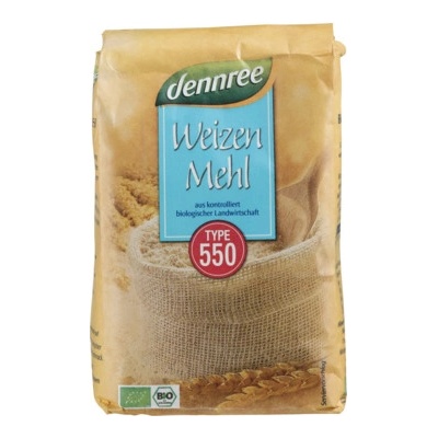 Dennree Pšeničná mouka typ 550 bio 1 kg