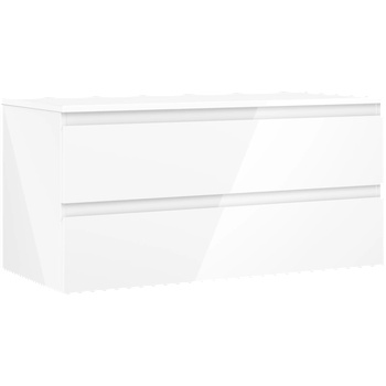 Mexen Orio шкаф за баня под мивка 100 см с плот, 2 чекмеджета, бял гланц - 91A10-10047-2-BFFC00 (91A10-10047-2-BFFC00)