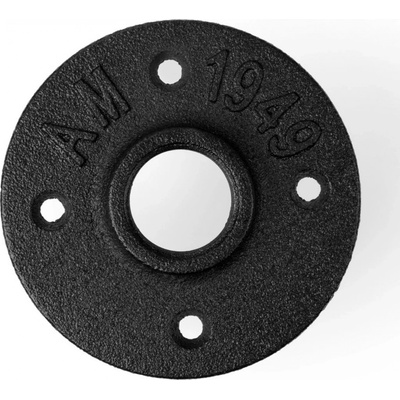 Walteco Rusticline RT-1 prírubový plech / priemer 85 mm / oceľ / čierna