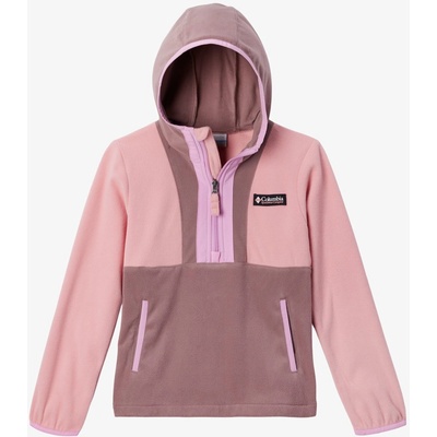 Columbia Back Bowl Lite Half Zip Hoodie salmon rose/fig/cosmos