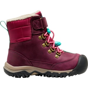 KEEN Детски зимни ботуши Keen Kid's Kanibou WP Winter boots - Fig / Pink Lemonade - размер 31 (EU) (702-2836-0516)