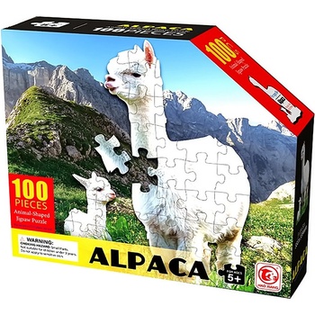 Image 1 of EmonaMall Детски пъзел Лама (100 части) EmonaMall - Код W5361 (W5361-201373215-2002013732150)