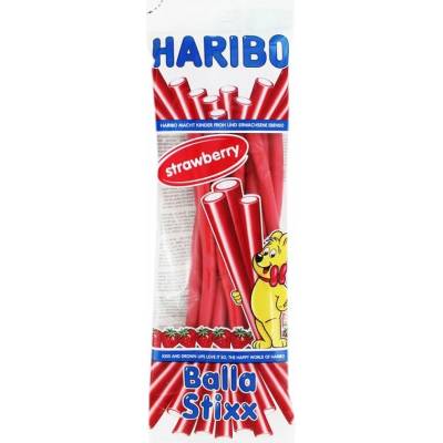 Haribo Balla stixx jahoda želé s ovocnou príchuťou 80 g