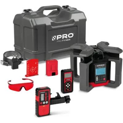 PRO Комплект лазерен ротационен нивелир pro tyxer r3/ 700 м (pro-l1324)